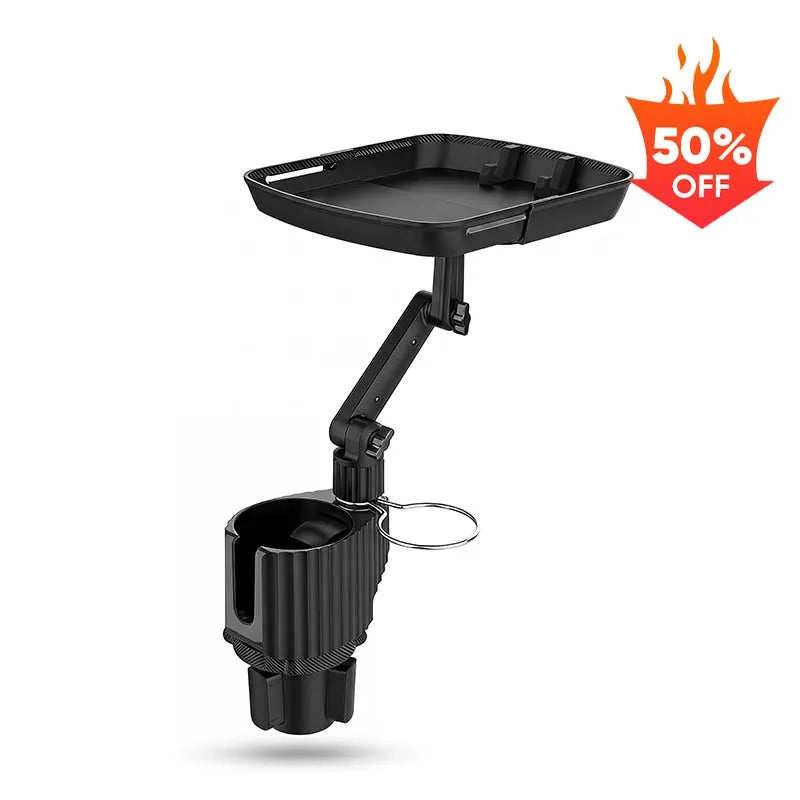 Sakerplus® Universal 360° Swivel Car Cup Holder Tray